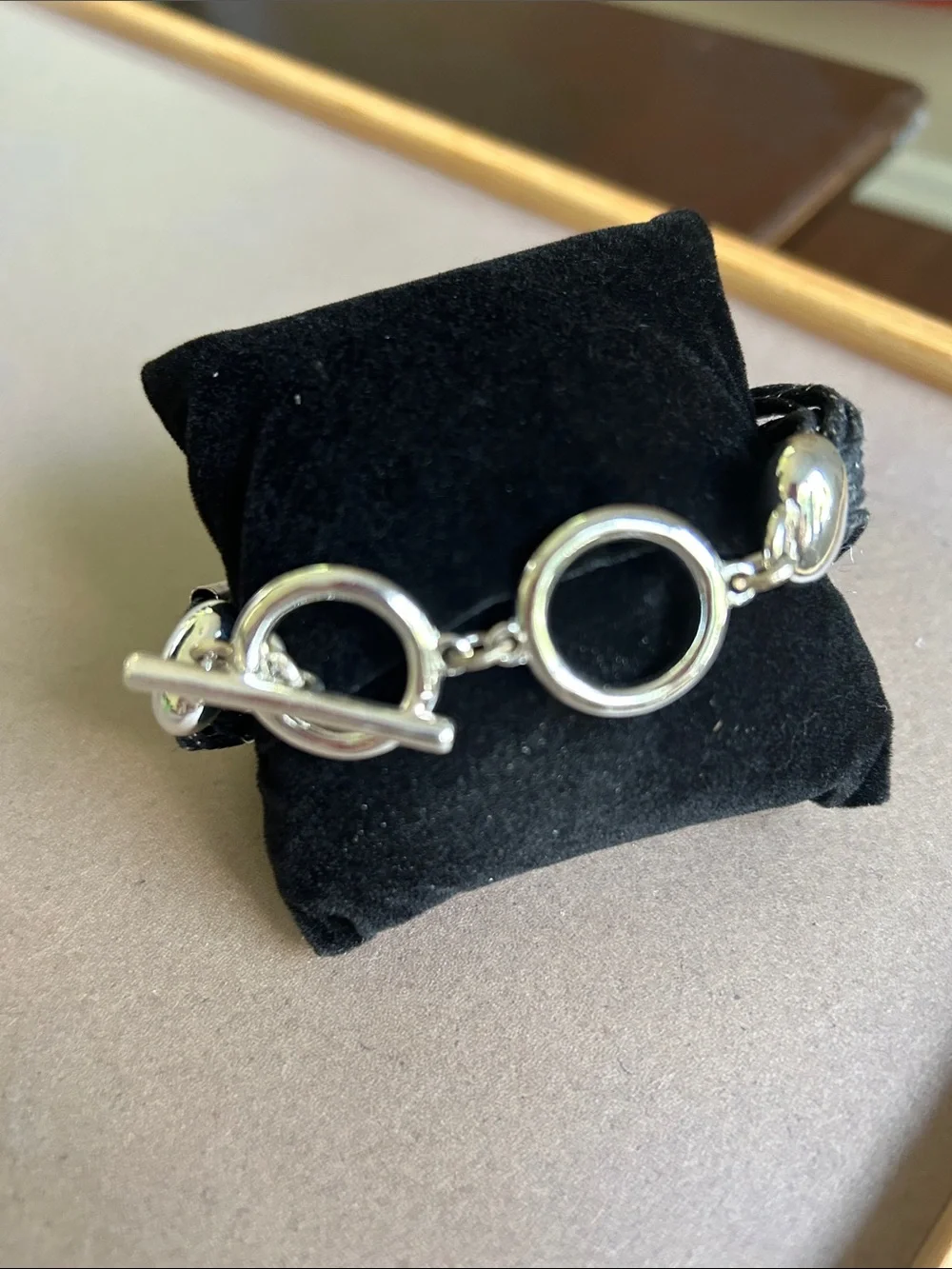Black and Silver Multi-Strand Wrap Bracelet